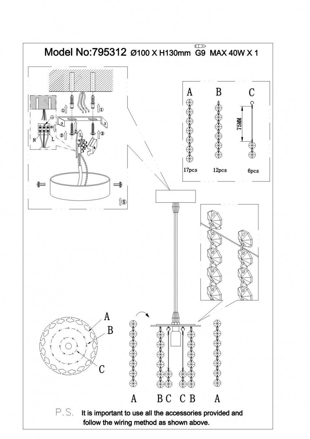 Lightstar (9957/1.6) Подвес CRISTALLO 1х40W G9 ЗОЛОТО (в комплекте) Lightstar (9957/1.6) Подвес CRISTALLO 1х40W G9 ЗОЛОТО (в комплекте)